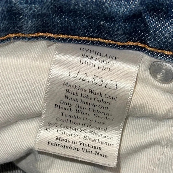 Everlane Women's Mid-rise Skinny Jeans, Size 30, Dark Wash - Picture 4 of 6